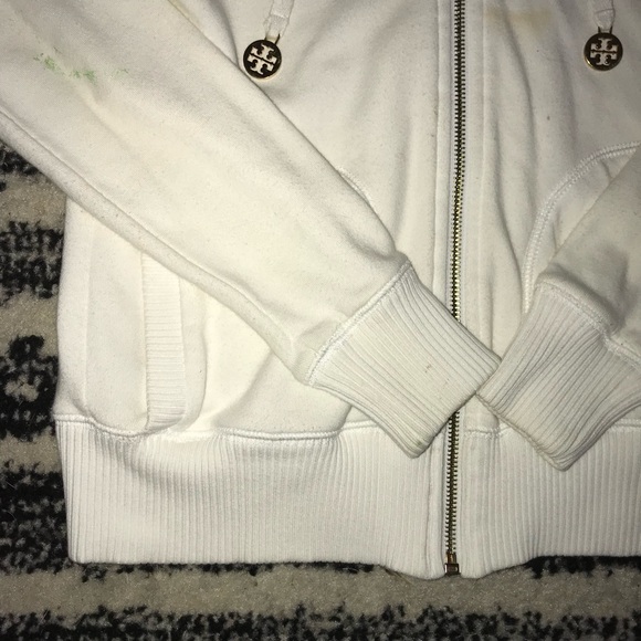 Tory Burch hoodie long sleeve white - Picture 3 of 7
